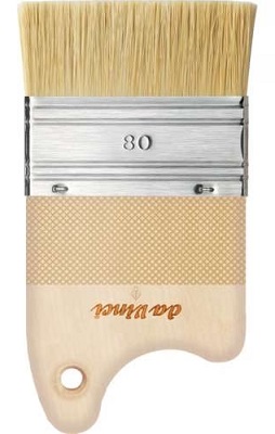 2427 Da Vinci Paddle Brush Synthetic Stiff Bristle Size 80